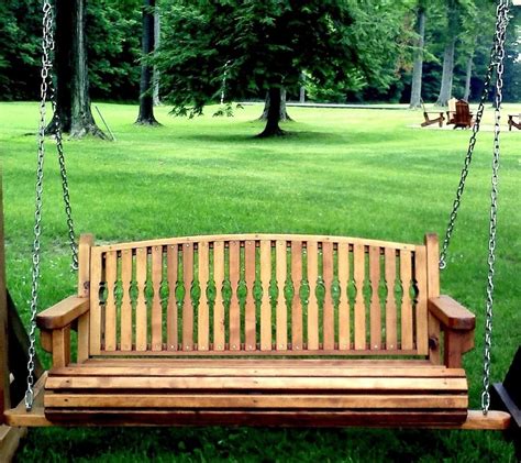 Garden Bench Swing - Redwood Swings | Forever Redwood | For the Home | Pinterest | Bench swing ...