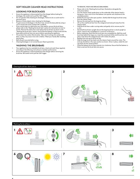 Dyson V6 Absolute Operating Instructions Manual 1003033