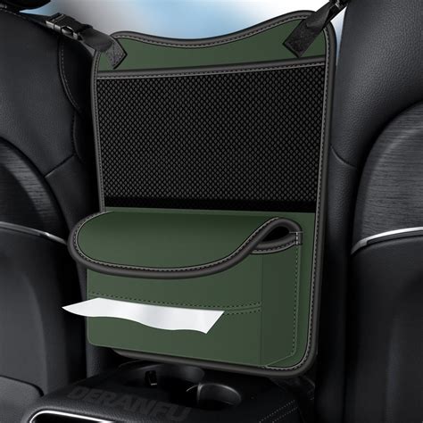 3054 Napa Texture Leather Car Center Console Storage Bag (Olive Green) – Alexnld.com