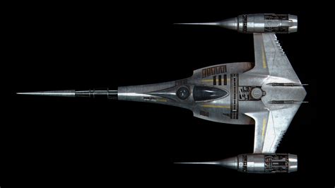 Mandalorian N1 Naboo starfighter - Star Wars | CGTrader