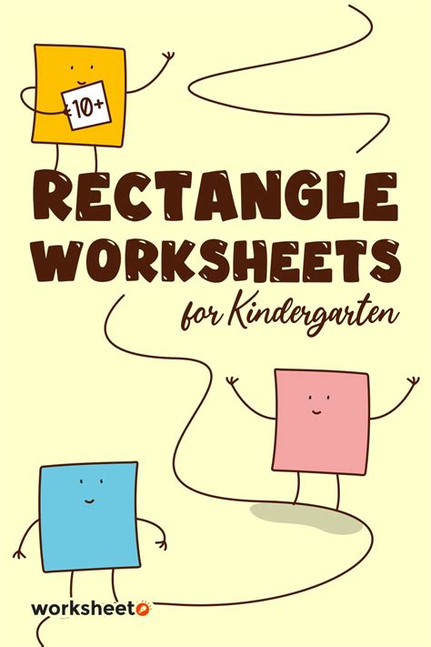 8 Rectangle Worksheets For Kindergarten - Free PDF at worksheeto.com