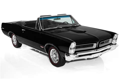 1965 Pontiac GTO Convertible Triple Black PHS