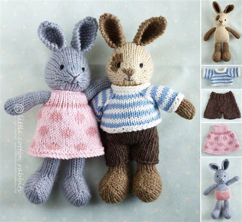 15 Easter Bunny knitting patterns free - The Funky Stitch