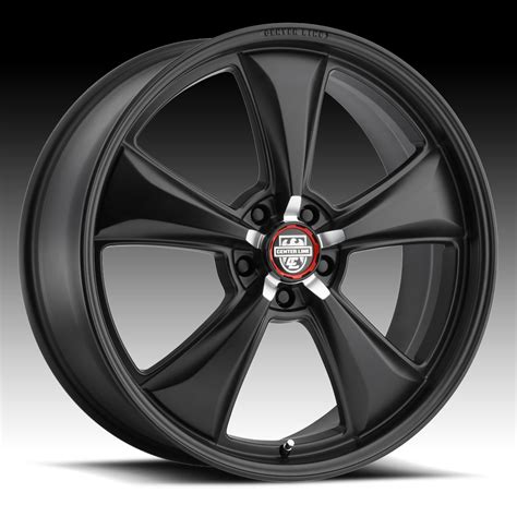 Center Line 635B MM6 Satin Black Custom Wheels Rims - MM6 / 635B - Center Line Modern Muscle Series