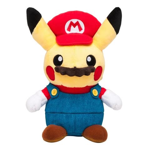 Buy Plush Mario Pikachu online | Authentic Japanese Pokémon Plush – Ichiba Japan