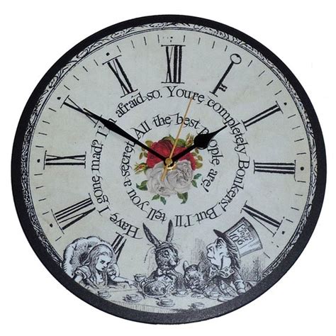 Alice In Wonderland Wall Clock