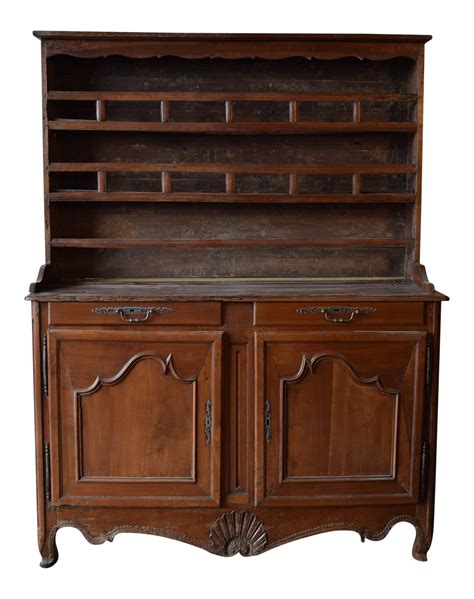 19th Century French Provincial Cherrywood Kitchen Cupboard on Chairish.com Cabinet Cupboard ...
