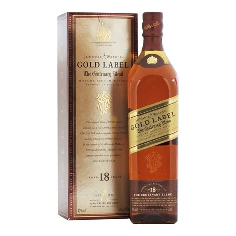 Johnnie Walker Gold Label 18 Year Old - The Centenary Blend - Old Bottling - Whisky from The ...