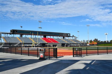 MISSION VIEJO, CALIFORNIA - 8 JAN 2023: Football Stadium Grandstand on ...