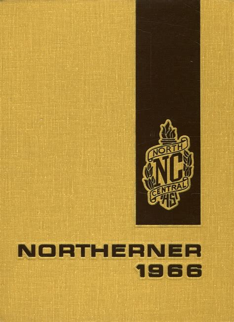 1966 yearbook from North Central High School from Indianapolis, Indiana