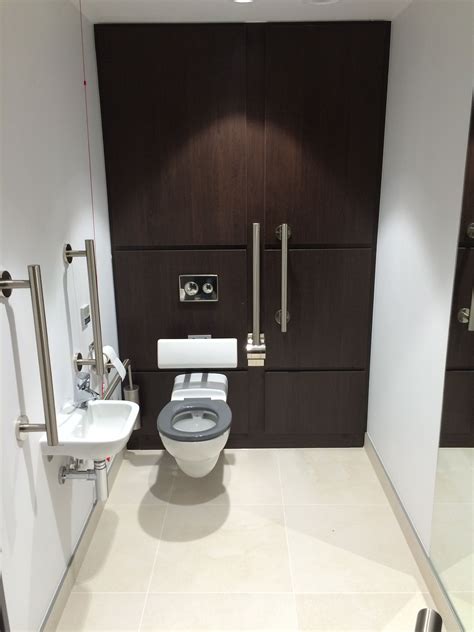 Public disabled toilet installed by Capital Prime fit out solutions. | Tuvaletler, Banyo, Ofisler