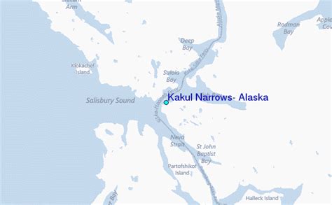 Kakul Narrows, Alaska Tide Station Location Guide