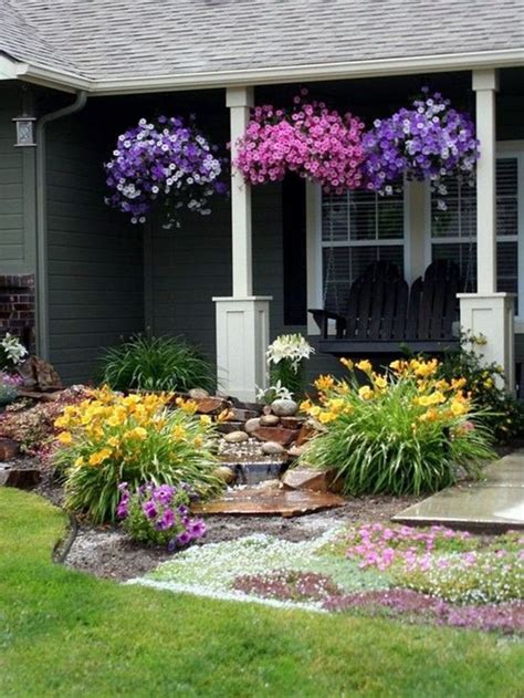 Inspirational Front Of House Flower Beds Perennial Gardens | Garden Ideas | Small front yard ...