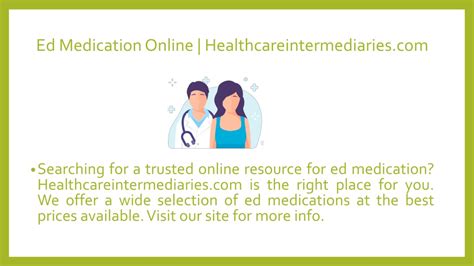 PPT - Ed Medication Online | Healthcareintermediaries.com PowerPoint ...