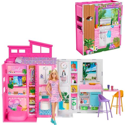 Barbie Getaway doll house with doll - HRJ77 BarbiePedia