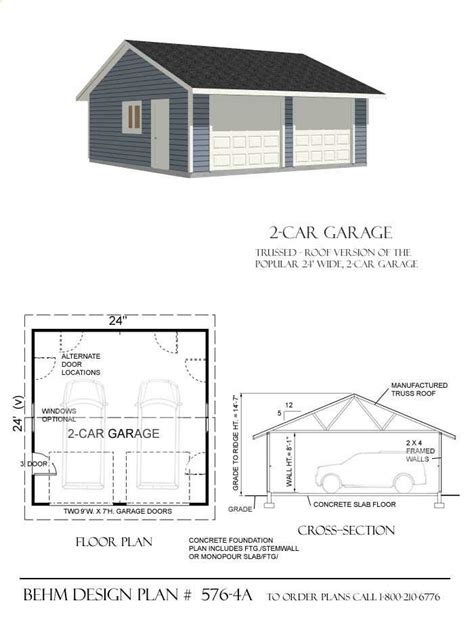 27 best Two-Car Garage Plans images on Pinterest | Garage plans, Two car garage and Garage ideas