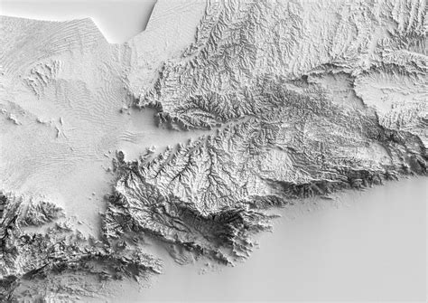 Yemen Relief Map Print - Etsy