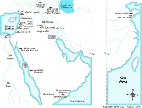 Book of Mormon Geography Internal Map - Carchemish