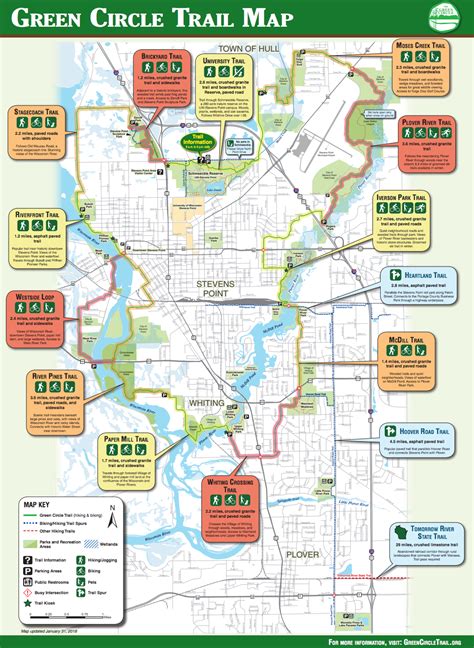 Biking the Green Circle Trail in Stevens Point Wisconsin