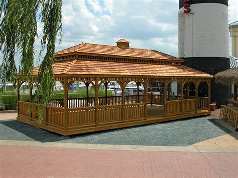 Beautiful Rectangular Wooden Gazebos | Create A Getaway