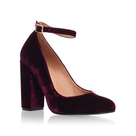 Carvela kurt geiger Adonis High Heel Court Shoes in Red | Lyst