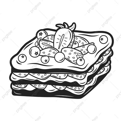 Vector Food Trend Illustration, Food Drawing, Food Sketch, Food PNG and Vector with Transparent ...