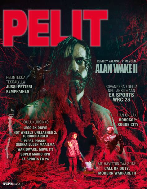 19th December 2023 Alan Wake 2 's Cover Feature on Pelit Magazine ...