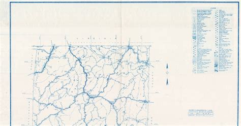 Caswell County North Carolina: 1936 Caswell County Highway Map