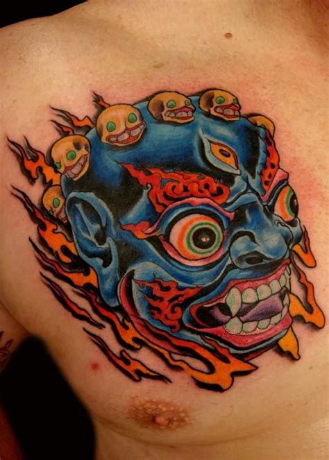 japanese god of death tattoo - markdestiny