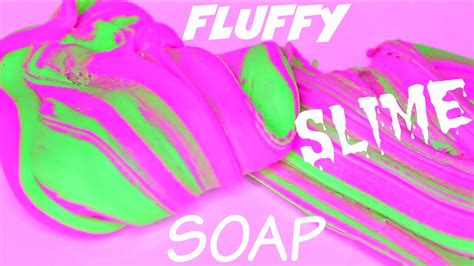 DIY FLUFFY SLIME SOAP! How to Make Squishy Flubber Soap! - YouTube