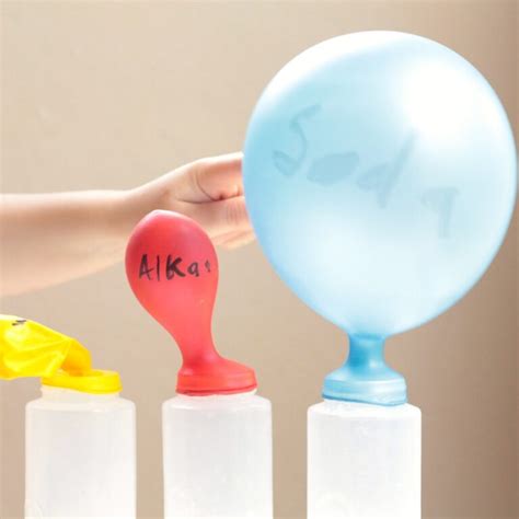 Self-Inflating Balloon Science Experiment