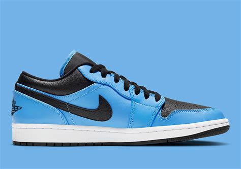 Air Jordan 1 Low Blue Black - Air Jordan 1 Low "University Blue" is ...