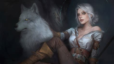 1920x1080 Witcher 3 Ciri Art Laptop Full HD 1080P ,HD 4k Wallpapers ...