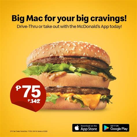 Big Mac for ONLY ₱75 via the MCDO App | Manila On Sale