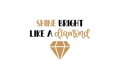 Shine Bright Like a Diamond Graphic by CraftBundles · Creative Fabrica