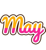 May Logo | Name Logo Generator - Smoothie, Summer, Birthday, Kiddo, Colors Style