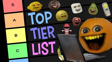 Annoying Orange Character Tier List (AO rates his friends!) - YouTube