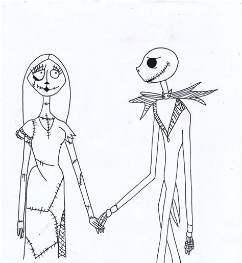 Jack Skellington and Sally by AlyxDavry on DeviantArt