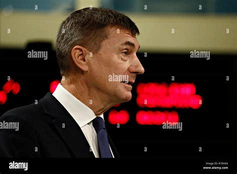 Brussels, Belgium. 7th Dec. 2018. Press conference by Andrus Ansip ...