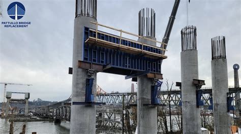 New Pattullo Bridge begins to rise in the Fraser River (PHOTOS) | Urbanized