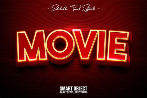 Free PSD | Movie-Text-Style-Effect