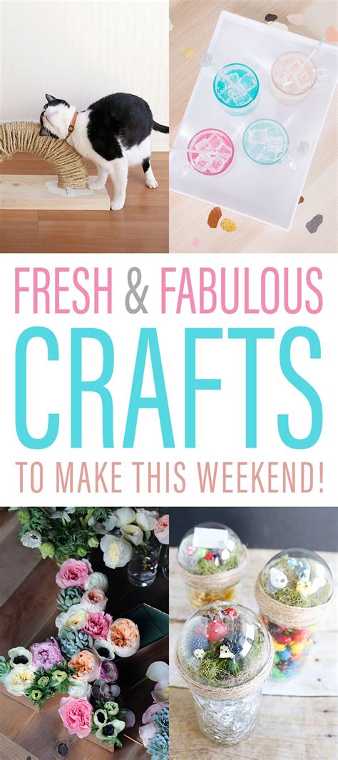 Fresh and Fabulous Crafts To Make This Weekend - The Cottage Market