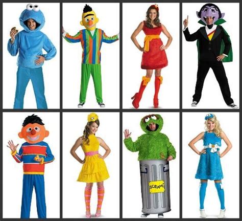 sesame street halloween | Sesame Street Group Costumes | Creative group costumes, Group costumes ...