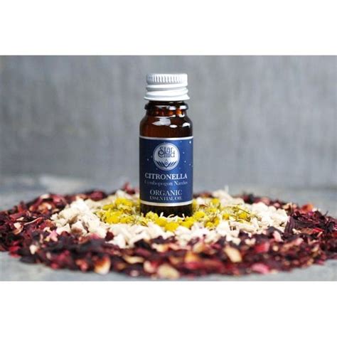 Star Child Citronella Organic (Cymbopogon nardus) Essential Oil 10ml - Wellbeing from Sacred ...