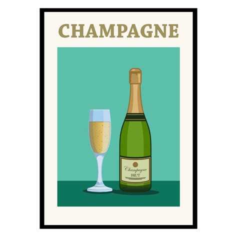 Champagne France Poster | Buy Posters & Art Prints at Posternature.com