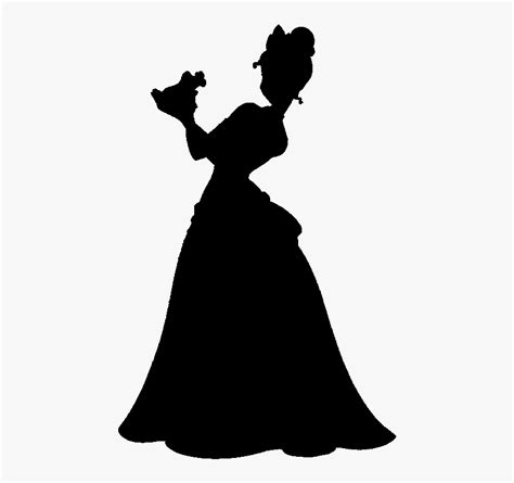 Frogs Clipart Princess Tiana - Princess And The Frog Silhouette, HD Png ...