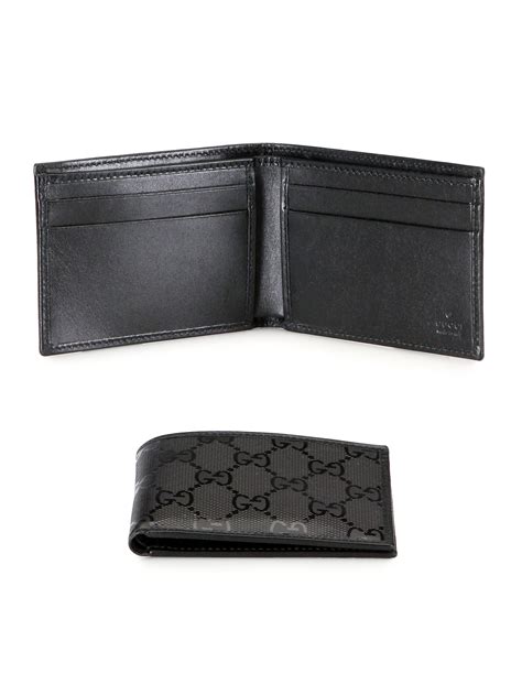 Gucci Small Bifold Wallet in Black for Men - Lyst