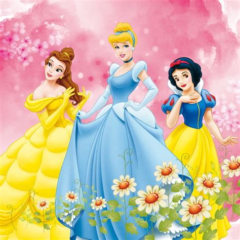 8x8FT Pink Flowers Snow White Belle Cinderella Princess Fairy Custom Photography Studio ...