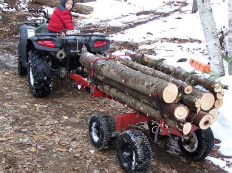 built an atv log/firewood trailer in Forestry and Logging | Atv ...