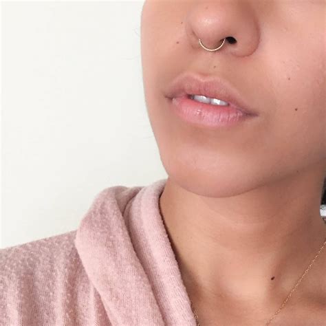 Gold Fill 21g Twisted Septum Bull Ring Twist Cow Nose - Etsy